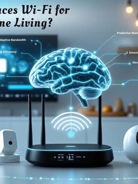How AI Enhances Wi- Fi for Smart Home living?